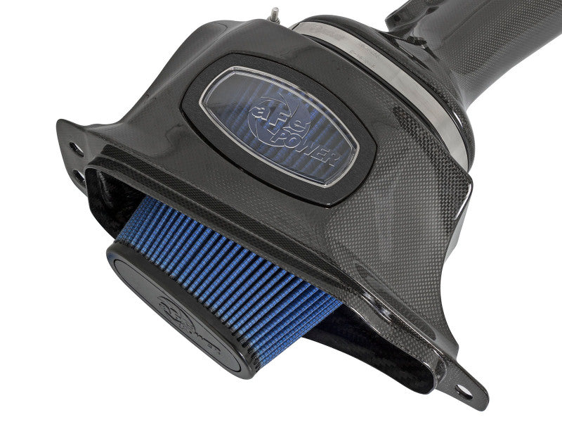 aFe Momentum Carbon Fiber Cold Air Intake System PDS/P5R 15-16 Chevrolet Corvette Z06 V8-6.2L - 52-74202-C