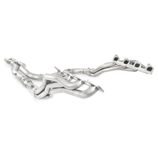 Stainless Works 2010-14 Ford F-150 Raptor 1-7/8in Primaries 3in High-Flow Cats X-Pipe - FTR10HCAT