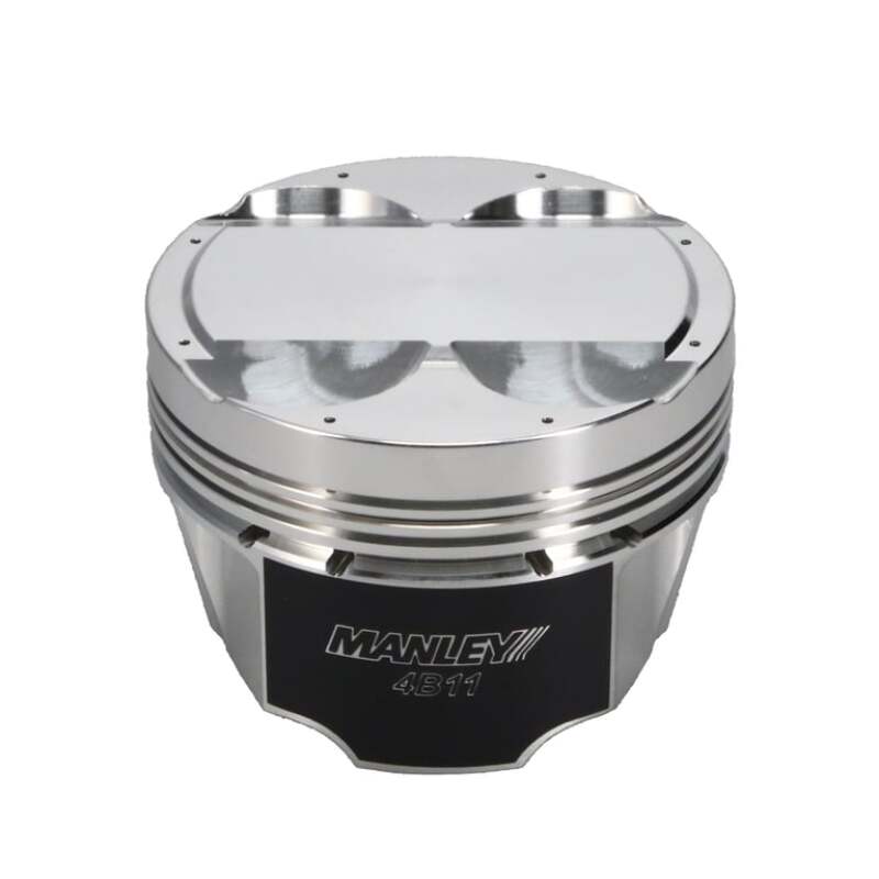Manley Mitsubishi 4B11 86.5mm Bore 10.0:1 CR +2cc Dome Turbo Tuff Piston Set w/ Rings - 614305CE-4