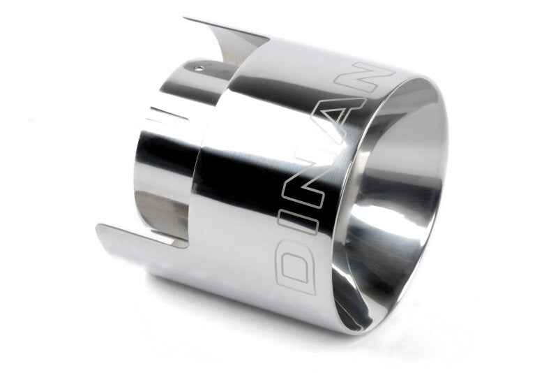 Dinan Double-Walled 4.5in Clamp-On Exhaust Tip - Polished - 4.5in Outlet / 3in Inlet - D663-0639-BOX