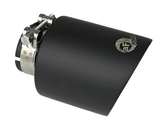 aFe MACH Force-Xp 3in to 2-1/2in 304SS Cat-Back 2020 Chevy Corvette (C8) 6.2L - Black Tip - 49-34124-B