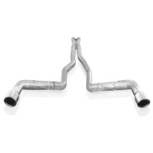 Load image into Gallery viewer, Stainless Works 10-15 Camaro 6.2L 3in Dual Chambered Catback System X-Pipe Performance Connect - CA11CBL