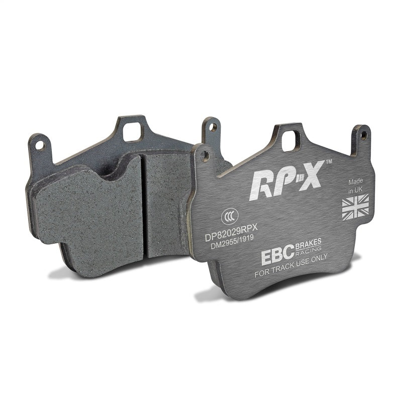 EBC Racing 07-08 Porsche 911 (997) Carrera 2 3.6L (Cast Iron Rotor Only) RP-X Front Brake Pads - DP82029RPX