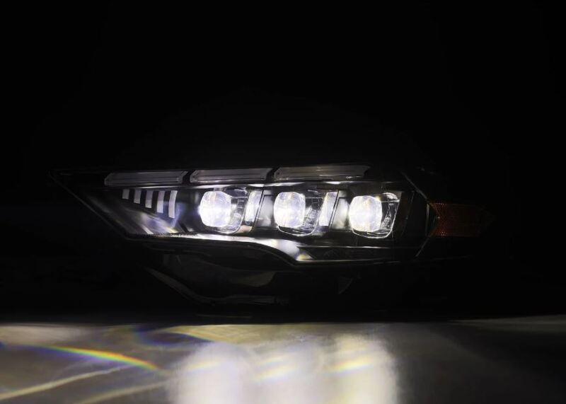 AlphaRex 18-20 Ford Mustang NOVA LED Proj Headlights Black w/Activ Light/Seq Signal/Switch DRL - 880264