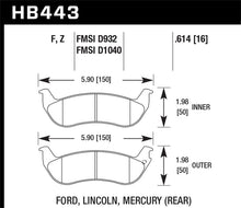 Load image into Gallery viewer, Hawk HPS Street Brake Pads - HB443F.614
