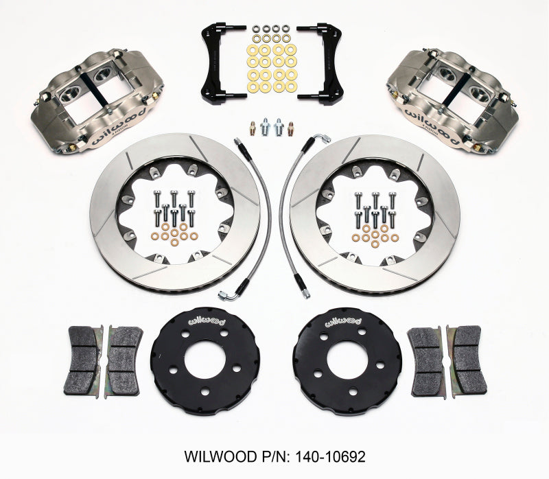 Wilwood Forged Superlite 4R ST BB Front Kit Road Race 94-04 Mustang - 140-10692