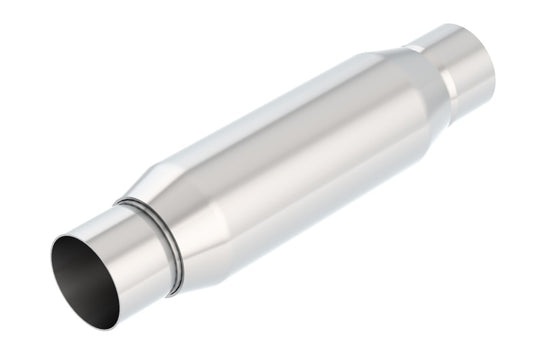 Borla CrateMuffler Resonator Option 2.25in Center/Center 3.5in Round x 10in - 400937