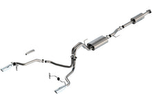Load image into Gallery viewer, Borla F-150 2021 3.3L CC SB EC STB XL/XLT/Lariat/KR/Plnm/LTD 3/2.25 SRE Cat-Back ATAK Chrome Tips - 140879