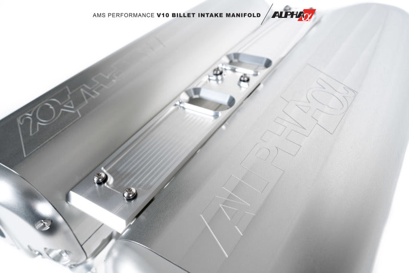 AMS Performance V10 Audi R8 / Lamborghini Huracan / Performante Billet Intake Manifold - CLR Anodize - ALP.37.08.0001-1