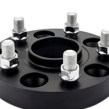 Load image into Gallery viewer, Mishimoto Wheel Spacers - 5x120 - 64.1 CB - M14 x1.5 - 20mm - BK - MMWS-013-200BK