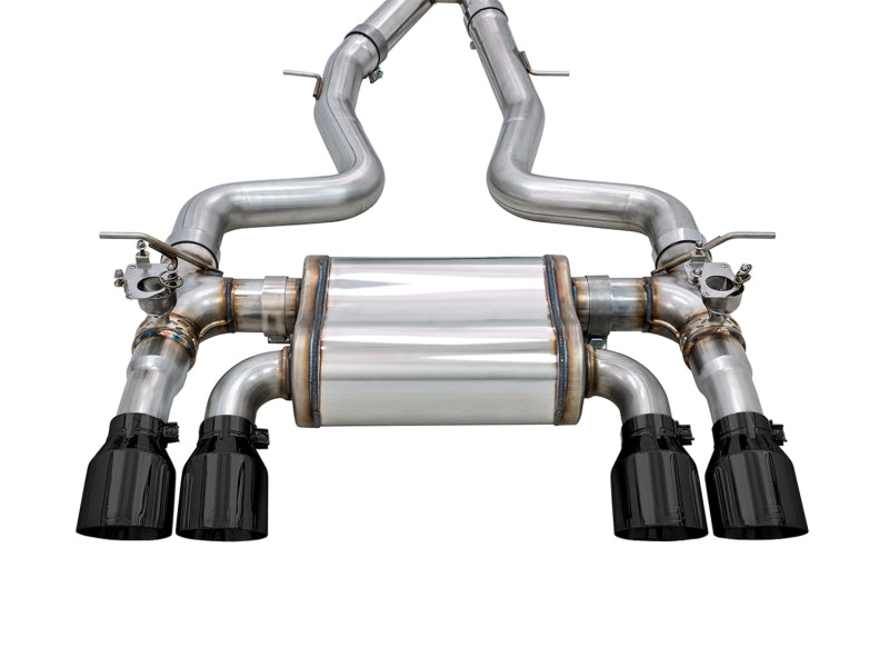 AWE Tuning BMW F8X M3/M4 SwitchPath Cat-Back Exhaust - Diamond Black Tips - 3025-43074