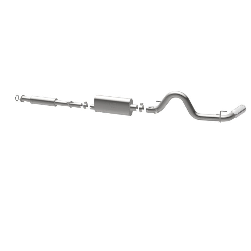 MagnaFlow Cat-Back 2016 Toyota Tacoma TRD 3.5L V6 SS 3in Single Pass Side Exit Rear 4in Tip - 19293