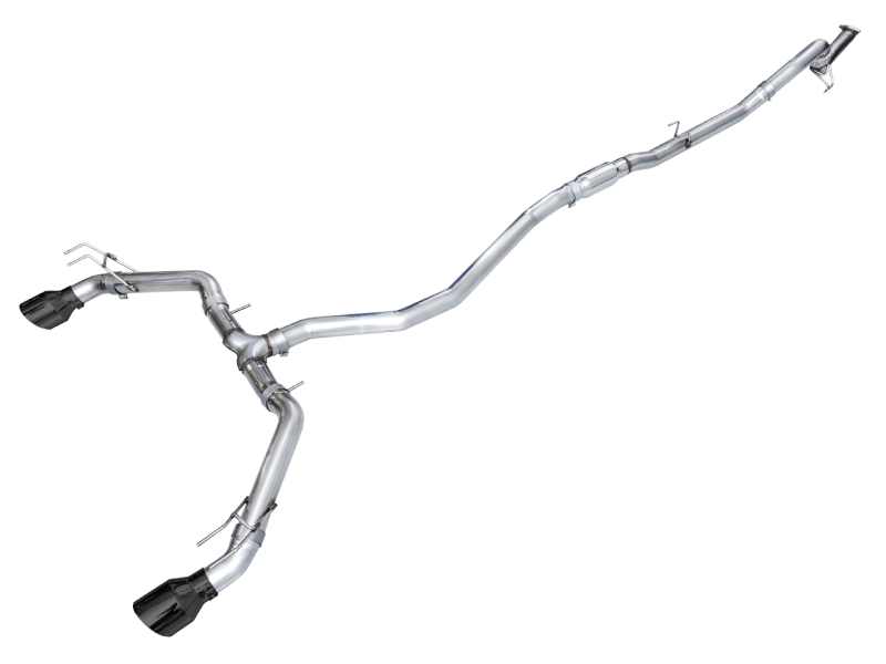 AWE Tuning 22+ Honda Civic Si/Acura Integra Track Edition Cat-Back Exhaust - Dual Diamond Black Tips - 3020-33331