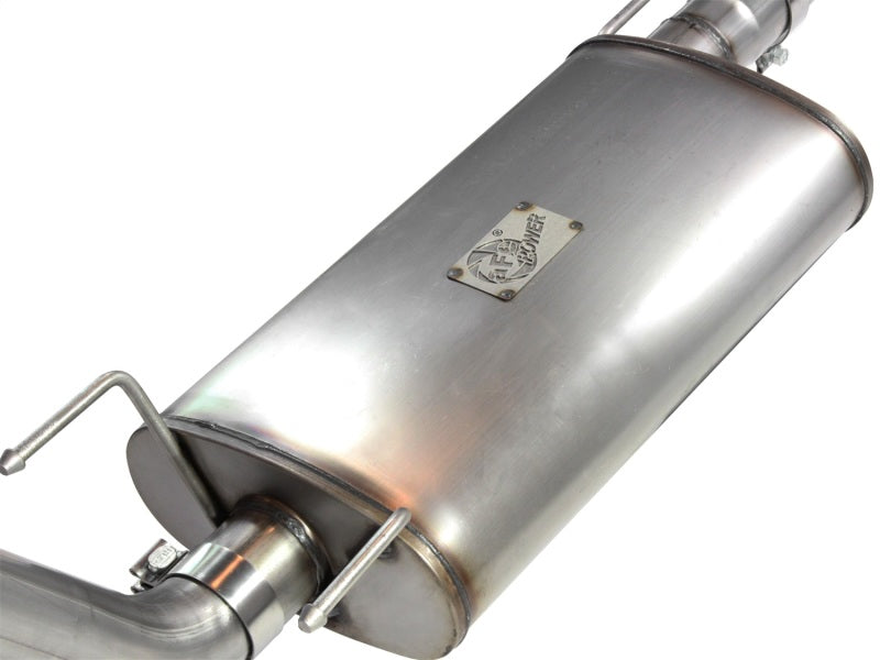 aFe MACHForce XP Exhausts Cat-Back SS-409 EXH CB Toyota Tacoma 05-13 V6-4.0L (Blk Tip) - 49-46001-1B