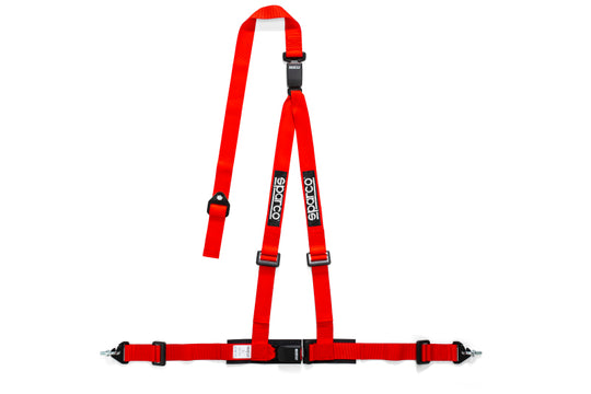 Sparco Belt 2 Inch Red 3Pt Double Release - 04608DF1RS