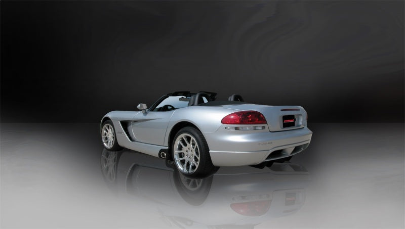 Corsa 2003-06 Dodge Viper 8.3L Polished Sport Cat-Back Exhaust (2.5in Inlet for Use w/ Stock Conv.) - 14176