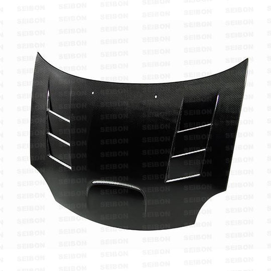 Seibon 03-05 Dodge SRT-4 TS Style Carbon Fiber Hood - HD0305DGNESRT4-TS