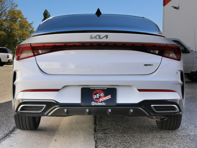 aFe 21-24 Kia K5 Takeda 2.5in 304 Stainless Steel Cat-Back Exhaust System - 49-37041