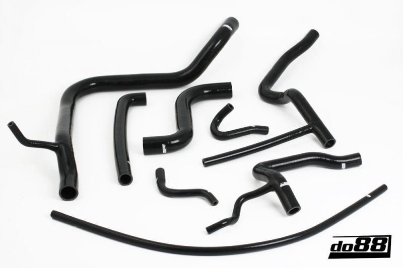 do88 SAAB 900 Turbo T8 81-89 Coolant Hoses Black - DO88-KIT131S