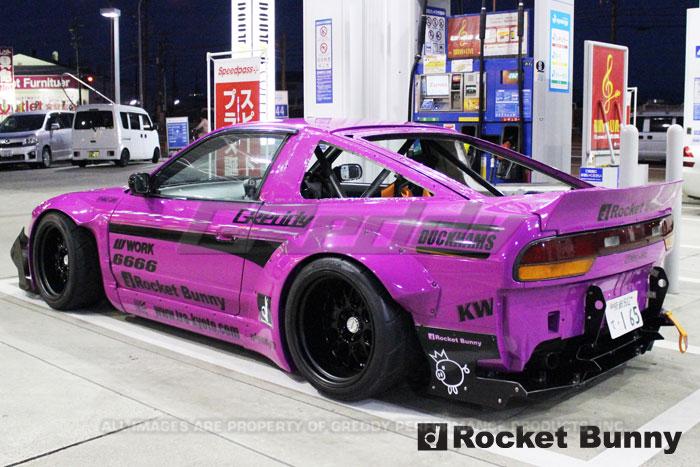 GReddy 89-93 Nissan 240SX Full Rocket Bunny 180/240SX Wide Body Aero Kit w/ Wing - 17020380