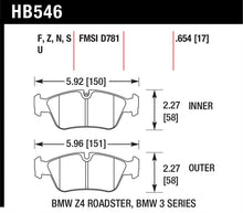 Load image into Gallery viewer, Hawk HPS Street Brake Pads - HB546F.654