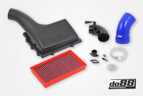 do88 VAG 1.8 2.0 TSI (MQB) V1 Intake System w/Inlet Pipe Blue Hose Filter - LF-120-B-F-130