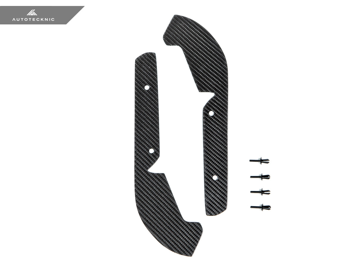 AutoTecknic Carbon Fiber Front Splash Guards - BMW F87 M2 | M2 Competition