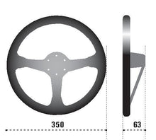 Load image into Gallery viewer, Sparco Steering Wheel L777 Suede Black - 015L800SC