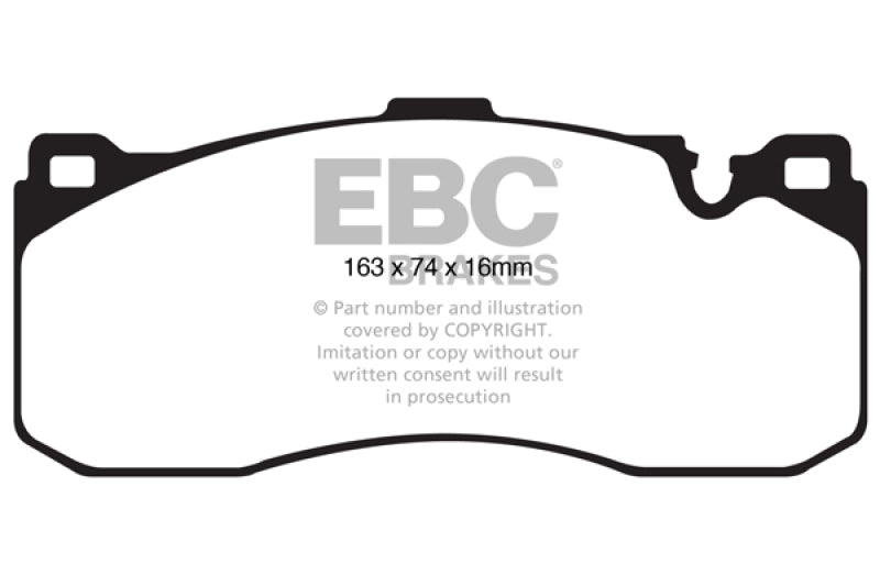 EBC 08-10 BMW 135 3.0 Twin Turbo Greenstuff Front Brake Pads - DP21995