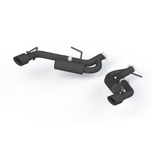 Load image into Gallery viewer, MBRP 16-19 Chevrolet Camaro 2.5in Black Coated Non NPP Axle Back Exhaust System - 4in Dual Wall Tips - S7038BLK