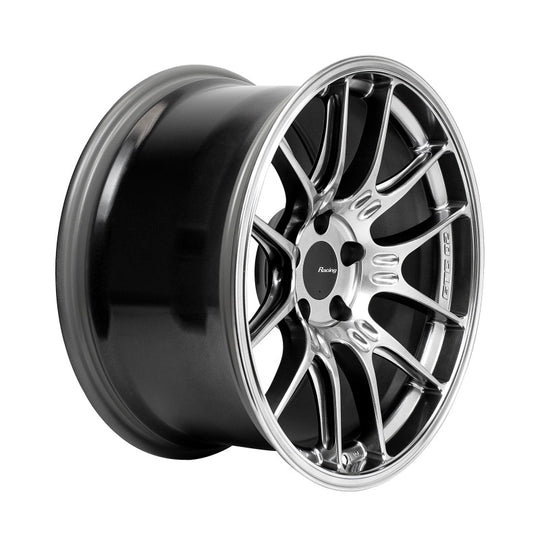 Enkei GTC02 18x9.5 5x114.3 15mm Offset 75mm Bore Hyper Silver Wheel - 534-895-6515HS