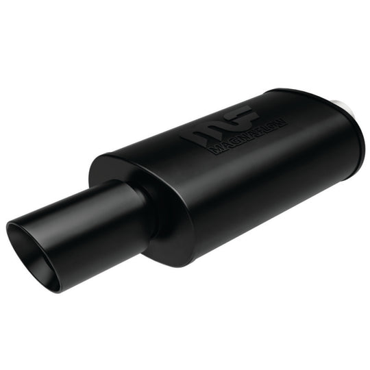 MagnaFlow Muffler with Tip Mag Blk 14x5x8 2.25/4 - 14868
