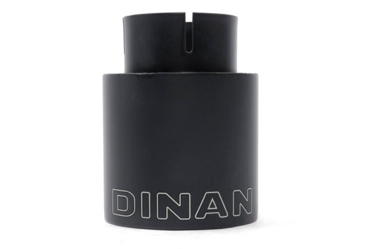 Dinan Double-Walled 4in Clamp-On Exhaust Tip - Black - 4in Outlet / 3in Inlet - D663-0638-BOX