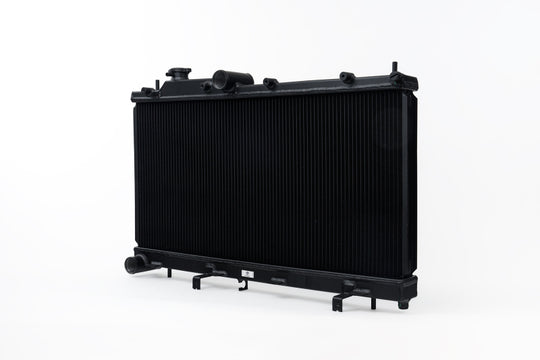 CSF 08-21 Subaru WRX/STI 2-Row 42mm Race-Spec All Aluminum Radiator - Black - 7095B