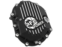 Load image into Gallery viewer, AFE Power 11-18 GM 2500-3500 AAM 9.25 Axle Front Differential Cover Black Machined Street Series - 46-71050B