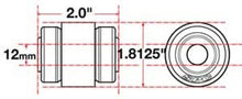 Load image into Gallery viewer, SPC Performance Flex Joint xAxis Jeep JK Front UCA 12mm X 2 X 1.8125 - 15615