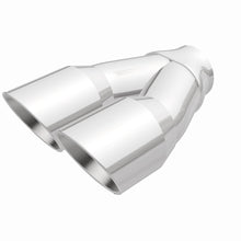 Load image into Gallery viewer, MagnaFlow Double Wall 3in Dual Round Polished Tip 2.25in Inlet - 35226