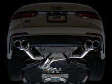 Load image into Gallery viewer, AWE Tuning 19-23 Audi C8 S6/S7 2.9T V6 AWD Track Edition Exhaust - Chrome Silver Tips - 3020-42101