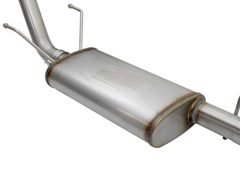aFe MACHForce XP Cat Back SS Exhausts Black Tips 05-12 Toyota Tacoma L4-2.7L - 49-46031-B