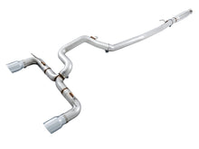 Load image into Gallery viewer, AWE Tuning Ford Focus RS Track Edition Cat-Back Exhaust - Chrome Silver Tips - 3020-32030