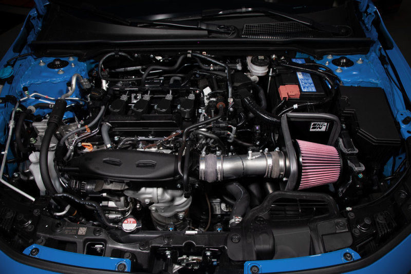 K&N 2022 Honda Civic 1.5L Turbo L4 Silver Typhoon Intake - 69-1509TC