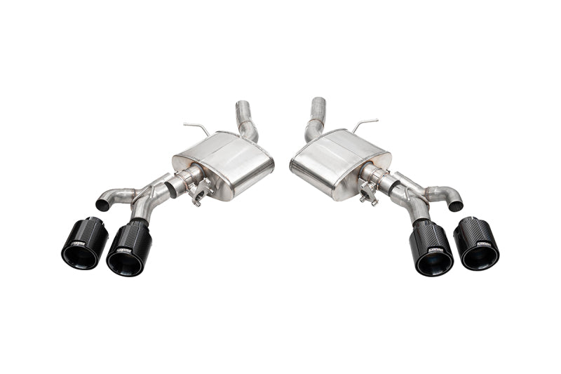 Corsa 22-25 Cadillac CT4 V Blackwing 3in Active Valve Axle-Back - 4.5in Carbon Fiber Black Tip - 21319CFBLK