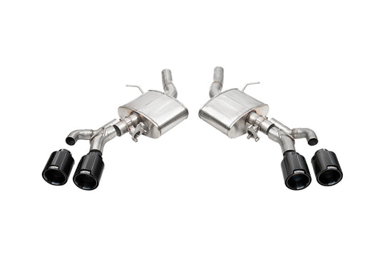 Corsa 22-25 Cadillac CT4 V Blackwing 3in Active Valve Axle-Back - 4.5in Carbon Fiber Black Tip - 21319CFBLK