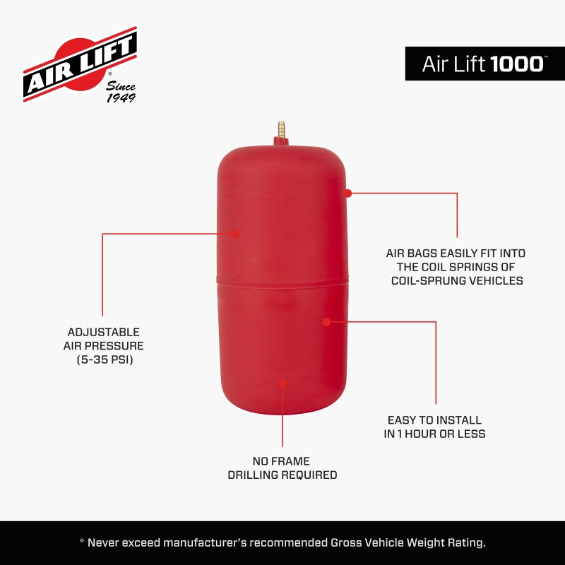 Air Lift Air Lift 1000 Air Spring Kit - 60812