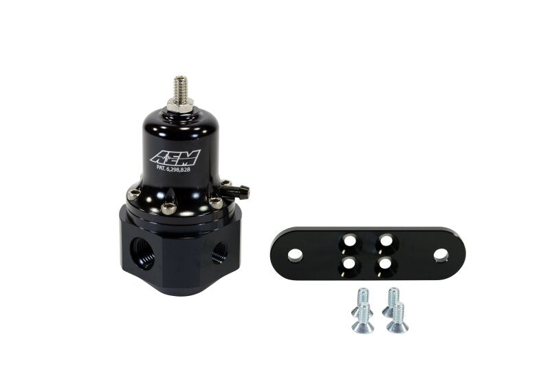 AEM High Capacity Universal Black Adjustable Fuel Pressure Regulator - 25-305BK