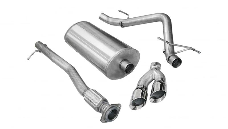 Corsa 2009-2009 Chevrolet Silverado Crew Cab/Short Bed 1500 4.8L V8 Polished Sport Cat-Back Exhaust - 14904