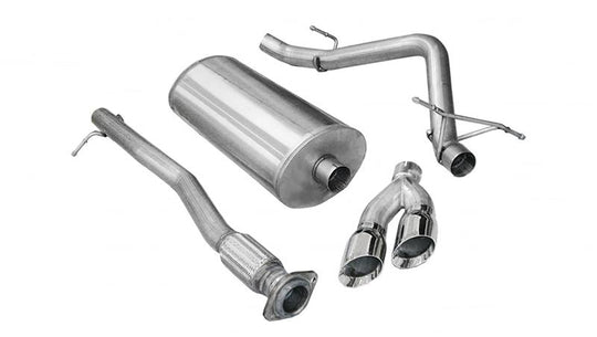 Corsa 2009-2009 Chevrolet Silverado Crew Cab/Short Bed 1500 4.8L V8 Polished Sport Cat-Back Exhaust - 14904