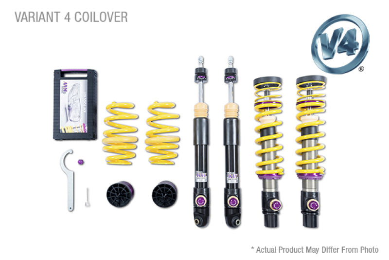KW Coilover Kit V4 Early 2015 BMW M3 F80 Sedan w/o EDC - 3A7200AN