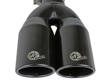 Load image into Gallery viewer, aFe MACH Force-Xp 409 Stainless Steel Clamp-on Exhaust Tip 2.5in Inlet 3.5in Outlet - Black - 49T25374-B12