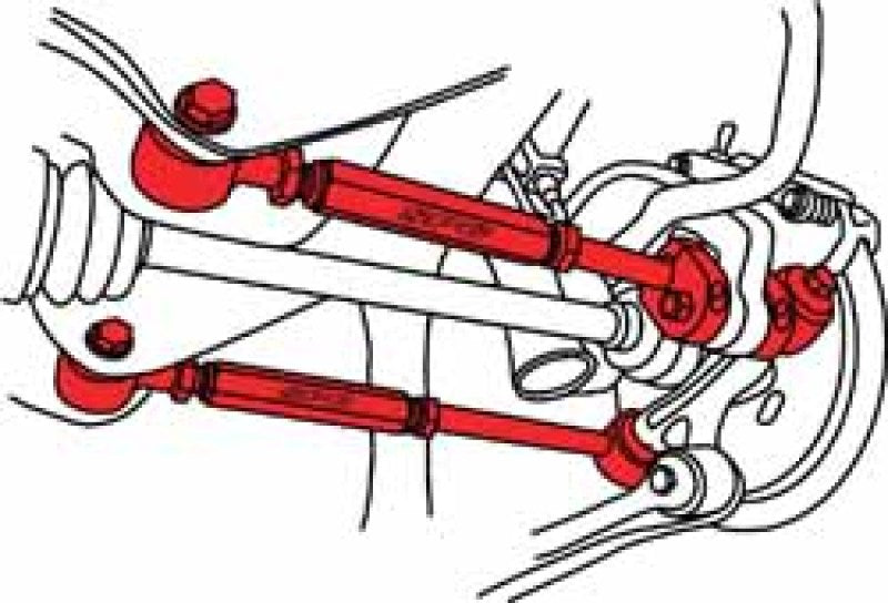 SPC Performance 93-07 Subaru Impreza (All) Rear EZ Arm XR Adjustable Control Arms - 67640